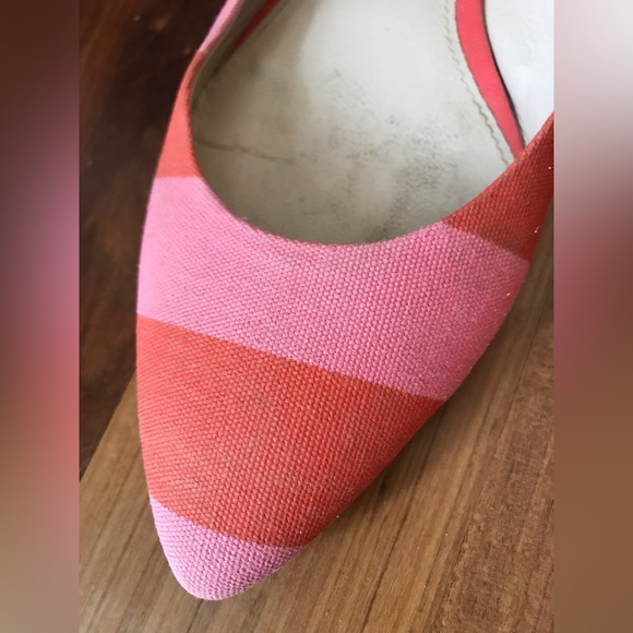 Boden Pink and Orange Flats - Picture 6 of 10